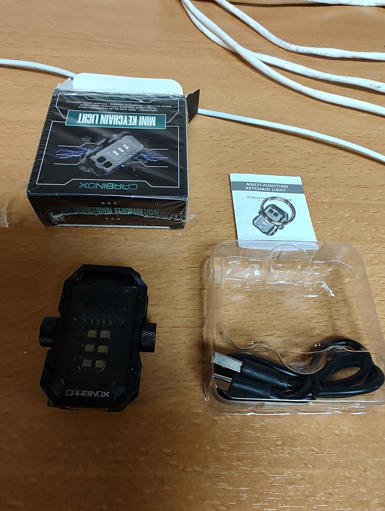 Cliente con su Linterna BlastBeam