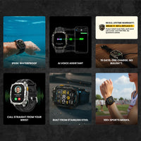 Thumbnail for Reloj CARBINOX EDGE Smartwatch Ultra Resistente